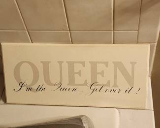 Im the Queen Wall Art