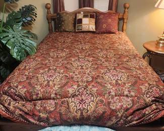 Queen Size Bed and Mattress (will sell frame separate from mattress or together)