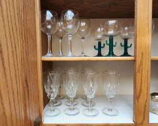 Glass and Crystal Stemware