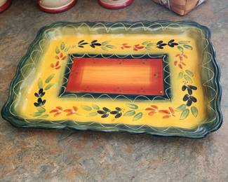 Stoneware Serving Tray 