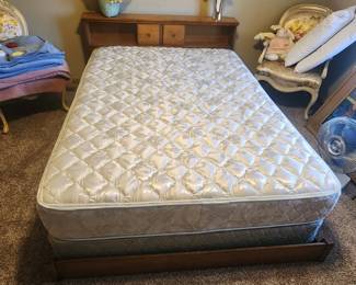 Full Size Bed Frame = Feet were cutoff bedframe so it sits low to ground -  Full Size Mattress is now sold