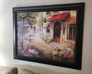 Beautiful Framed Painting - Large!