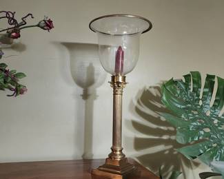Brass candle holder