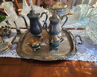 Silver Plate Tea Set