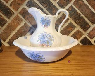 Antique Pitcher and Bowl Set