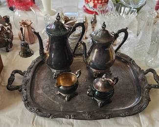 Antique Silver Tea Set