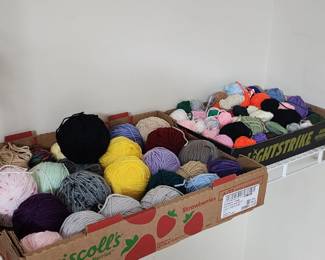 Yes, more yarn!  Lots of colors 