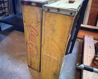 Coca-cola yellow crates