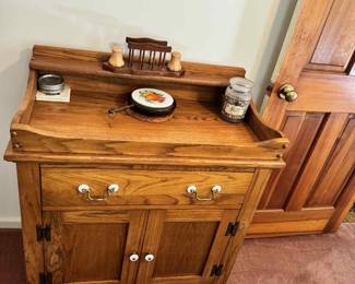 Solid oak buffet