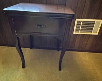 Vintage sewing machine I. Cabinet 