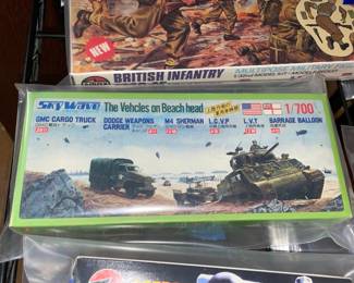 INCREDIBLE Collection Of Model Kits Spanning Many Decades & Brands Such As Matchbox (Mostly Military Related W/ Some Still SEALED!)
