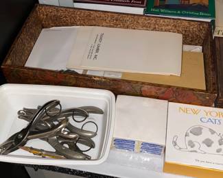 Assorted Office Supplies (Tape, Staplers, Clips, Rubber Bands, Notepads, Etc.)