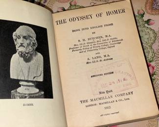 Antique "The Odyssey Of Homer" Book From 1912
