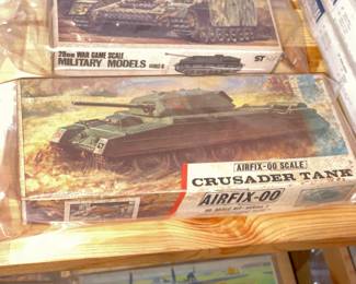 INCREDIBLE Collection Of Model Kits Spanning Many Decades & Brands Such As Matchbox (Mostly Military Related W/ Some Still SEALED!)