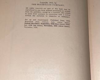 Antique Gone With The Wind Book From 1936