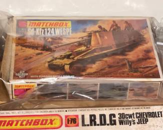 INCREDIBLE Collection Of Model Kits Spanning Many Decades & Brands Such As Matchbox (Mostly Military Related W/ Some Still SEALED!)