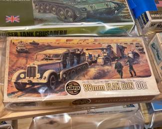 INCREDIBLE Collection Of Model Kits Spanning Many Decades & Brands Such As Matchbox (Mostly Military Related W/ Some Still SEALED!)