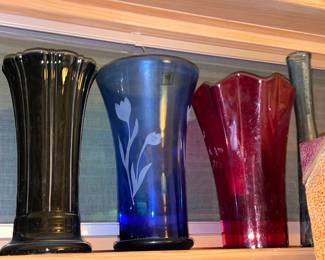 Colored Vases