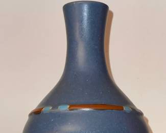 Blue Pottery Vase