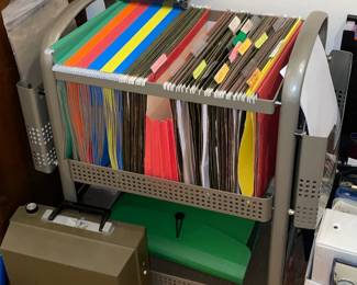 Rolling File Organizer Cart