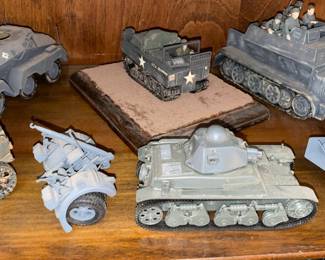 INCREDIBLE Collection Of Pre-Built Model Kits (Mostly Military Themed) W/ Unbelievable Detail!