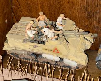 INCREDIBLE Collection Of Pre-Built Model Kits (Mostly Military Themed) W/ Unbelievable Detail!
