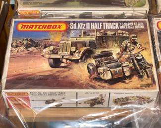INCREDIBLE Collection Of Model Kits Spanning Many Decades & Brands Such As Matchbox (Mostly Military Related W/ Some Still SEALED!)