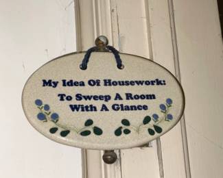 Hanging Wall Plaque