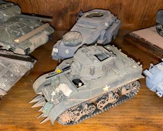 INCREDIBLE Collection Of Pre-Built Model Kits (Mostly Military Themed) W/ Unbelievable Detail!
