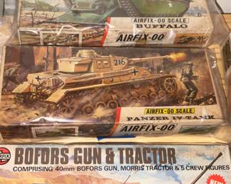 INCREDIBLE Collection Of Model Kits Spanning Many Decades & Brands Such As Matchbox (Mostly Military Related W/ Some Still SEALED!)