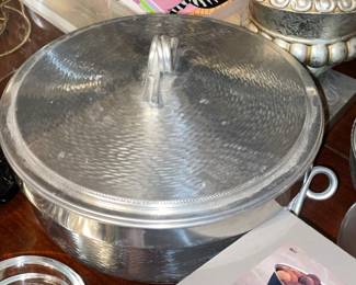 Vintage Tin Trays, Silver Plated Items, & Other Metal/Tin Serving Pieces & Decor