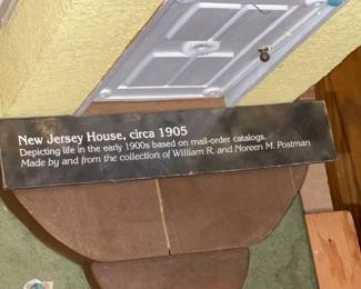 Hand Made New Jersey Doll House Circa 1905
