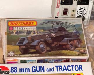 INCREDIBLE Collection Of Model Kits Spanning Many Decades & Brands Such As Matchbox (Mostly Military Related W/ Some Still SEALED!)
