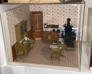 Tabletop Handmade 3D Shadowbox Diorama Scene