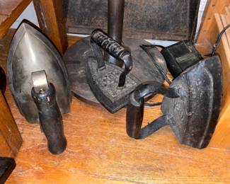 Antique Cast Iron Irons