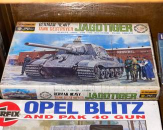 INCREDIBLE Collection Of Model Kits Spanning Many Decades & Brands Such As Matchbox (Mostly Military Related W/ Some Still SEALED!)
