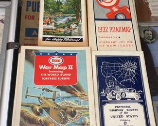 Vintage Travel Maps (Esso, World War II, Etc.)
