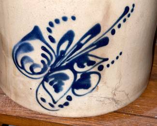 BEAUTIFUL Collection Of Antique Pottery, Jugs, & Crockware (Some W/ Blue Stamps)