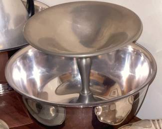 Vintage Tin Trays, Silver Plated Items, & Other Metal/Tin Serving Pieces & Decor