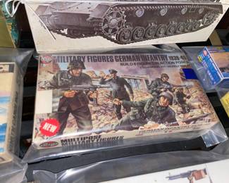INCREDIBLE Collection Of Model Kits Spanning Many Decades & Brands Such As Matchbox (Mostly Military Related W/ Some Still SEALED!)