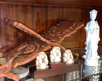 Carved Wood Book Rest