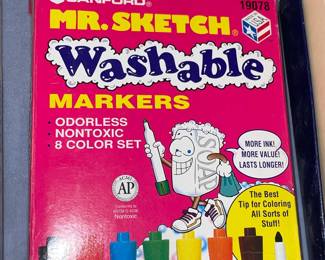 Vintage Mr.Sketch Washable Markers By Sanford