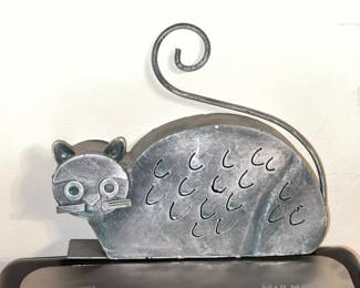 Wire Cat Candle Lantern