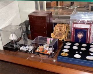 Collection Of Doll House Furniture & Miniatures(Some Are Very Rare & Handcrafted)