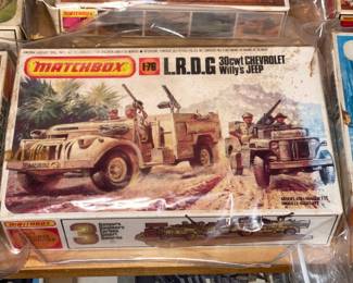 INCREDIBLE Collection Of Model Kits Spanning Many Decades & Brands Such As Matchbox (Mostly Military Related W/ Some Still SEALED!)