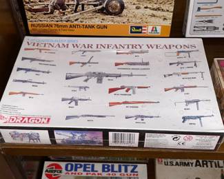INCREDIBLE Collection Of Model Kits Spanning Many Decades & Brands Such As Matchbox (Mostly Military Related W/ Some Still SEALED!)