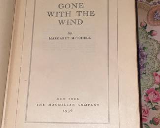 Antique Gone With The Wind Book From 1936