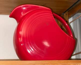 Vintage Fiesta Red Pitcher