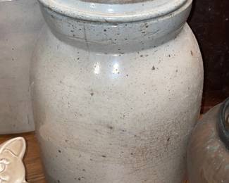 BEAUTIFUL Collection Of Antique Pottery, Jugs, & Crockware (Some W/ Blue Stamps)