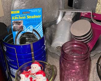 Milky Way Santa Blow Mold Candy Container Toppers